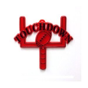 Trinket - Football Goalpost w/ Touchdown - (12pc) - Red / Black