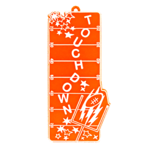 Trinket - Football Field w/ Touchdown - (12pc) - Orange / White