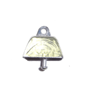 Cowbell - 1.25" Metal Cowbell (36pc) - Metallic Silver