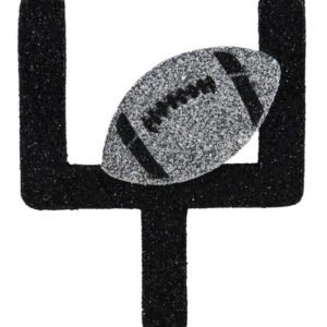 Foam - 5" GLITTER GOAL POST - 12 pc