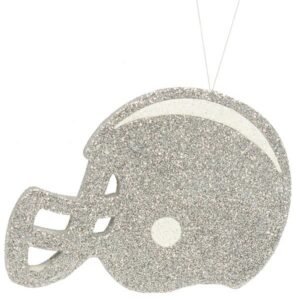 Foam - 5" GLITTER HELMET-ONE SIDED -FLAT(THICK)  - 1 pc