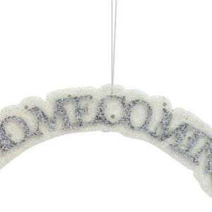 Foam - 7" GLITTER HOMECOMING ARCH-NO PICK - 12 pc