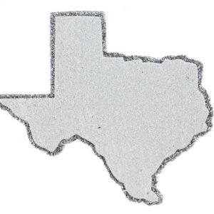 Foam - 5" GLITTER TEXAS - 12 pc