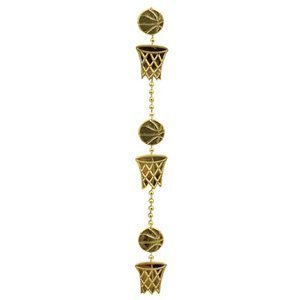 Garland - Basketball Hoop - (4ft) - Metallic - Metallic Gold