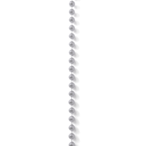 Garland - Bead 8mm - (9ft) - Metallic - Metallic Silver