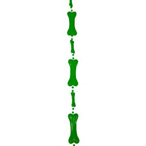 Garland - Bone Chain 3' - Emerald Green