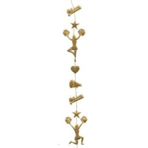 Garland - Cheerleader - (9ft) Metallic - Metallic Gold