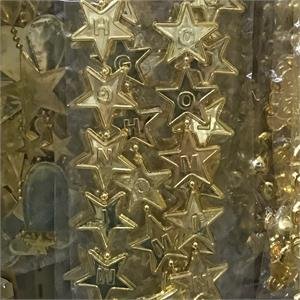 Garland - Homecoming Star - (3ft) Metallic - Metallic Gold