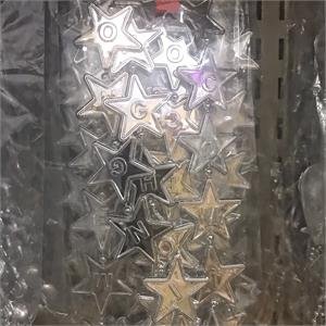 Garland - Homecoming Star - (3ft) Metallic - Metallic Silver