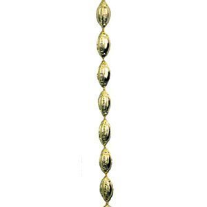 Garland - Football Mini - (9ft) Metallic - Metallic Gold