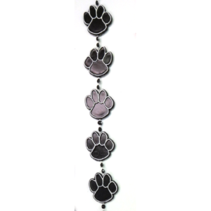 Garland - Paw Chain - Two-Tone (9 foot) - Black / White