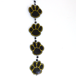 Garland - Paw Chain - Two-Tone (9 foot) - Black / Gold