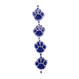 Garland - Paw Chain - Two-Tone (9 foot) - Navy / White