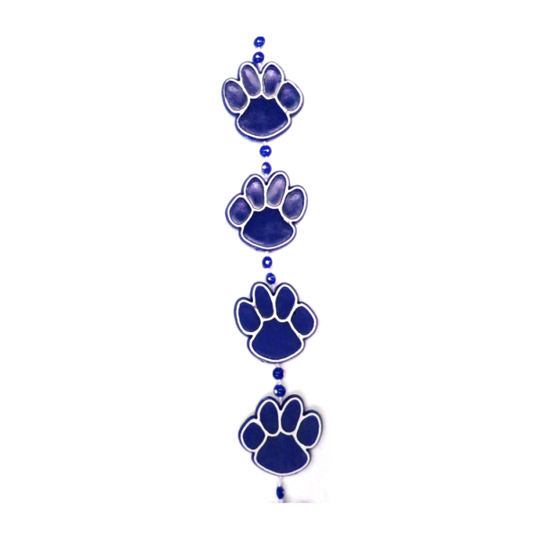 Garland - Paw Chain - Two-Tone (9 foot) - Navy / White
