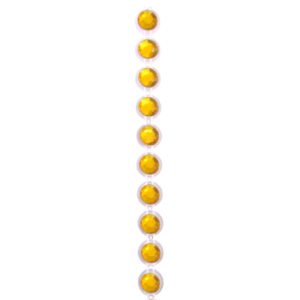 Garland - Rhinestone Chain 3' - Gold