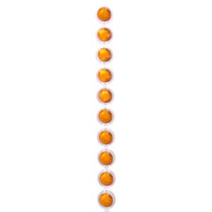 Garland - Rhinestone Chain 3' - Orange