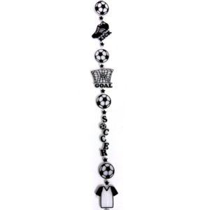 Garland - Soccer Chain 3' - Black/White
