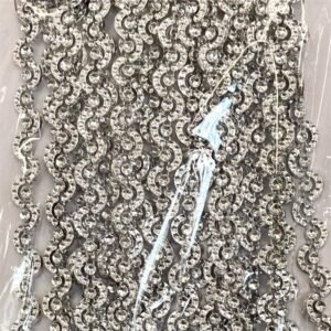 Garland - Wavy Bling - (10yds) Metallic - Metallic Silver