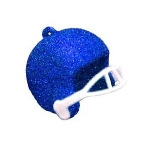 Trinket – Football Helmet – 1.5″ Glitter (6pc) - Royal Blue