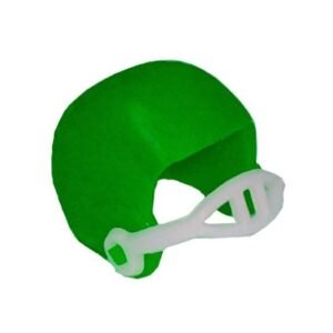 Trinket - Football Helmet Charm 3D .75 " - (36pc) - Emerald / White