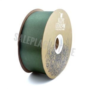 Ribbon - Satin Lustre / Luster (Gold Label) - #16 - 2" x 100 yds - Hunter Green