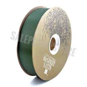 Ribbon - Satin Lustre / Luster (Gold Label) - #9 (1 5/16 inch) x 100 yds - Hunter Green