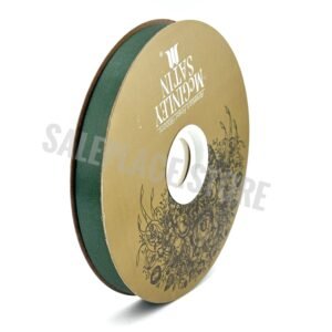 Ribbon - Satin Lustre / Luster (Gold Label) - #3 - 9/16" x 100 yds - Hunter Green