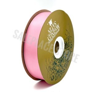Ribbon - Satin Lustre (Gold Label) - #9 - 1 5/16" x 100 yds - Pink