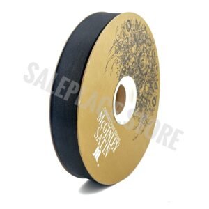 Ribbon - Satin Lustre / Luster (Gold Label) - #5 - 7/8" x 100 yds - Black