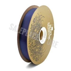 Ribbon - Satin Lustre / Luster (Gold Label) - #5 - 7/8" x 100 yds - Navy Blue
