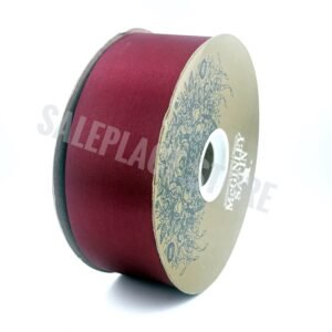 Ribbon - Satin Lustre / Luster (Gold Label) - #16 - 2" x 100 yds - Burgundy