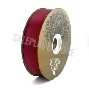 Ribbon - Satin Lustre / Luster (Gold Label) - #9 (1 5/16 inch) x 100 yds - Burgundy