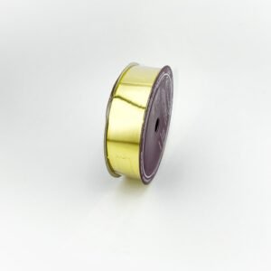 Ribbon - Metallic - Mylar #5 - 7/8" x 25 yds - Metallic Gold