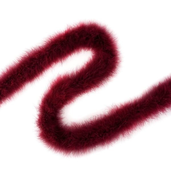 Feathers - Marabou Medium Weight Feather Boa 6ft - Burgundy
