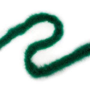 Feathers - Marabou Medium Weight Feather Boa 6ft - Hunter Green