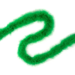 Feathers - Marabou Medium Weight Feather Boa 6ft - Emerald Green
