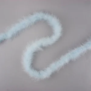 Feathers - Marabou Medium Weight Feather Boa 6ft - Light Blue
