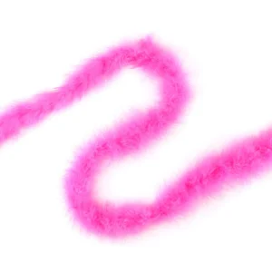 Feathers - Marabou Medium Weight Feather Boa 6ft - Hot Pink