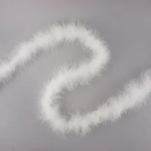 Feathers - Marabou Medium Weight Feather Boa 6ft - White