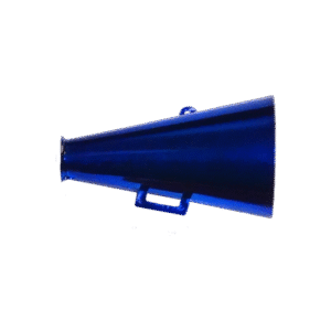 Trinket - Megaphone 3D 1.5 in - Metallic (12pc) - Metallic Royal Blue