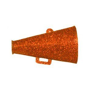 Trinket – Megaphone – 1.75″ Glitter (12pc) - Orange