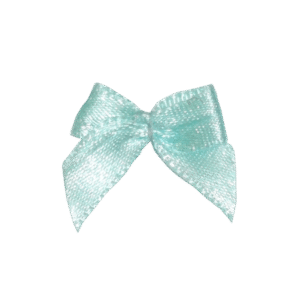 Accessory - Mini Bow 1" - 6pc - Baby Blue