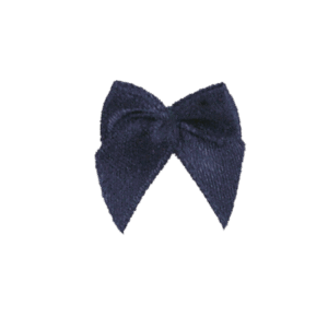 Accessory - Mini Bow 1" - 6pc - Black