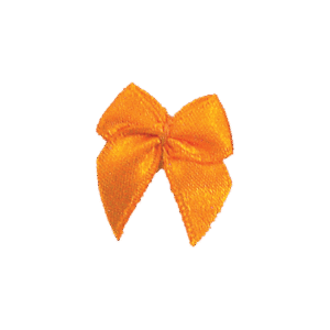 Accessory - Mini Bow 1" - 6pc - Orange