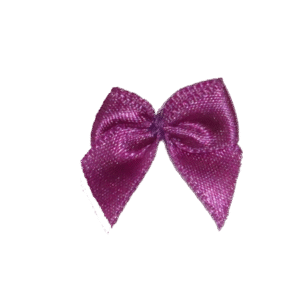 Accessory - Mini Bow 1" - 6pc - Purple