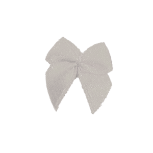Accessory - Mini Bow 1" - 6pc - White