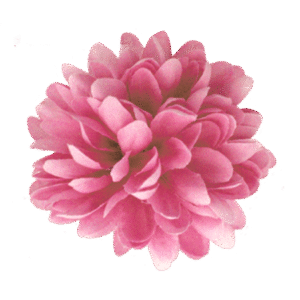 Flower - Mum - 4" Colored Mum 8 layer (12 Pc) - Light Pink