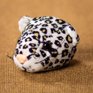 Plush - 3" Jaguar/ Leopard Head - 12 pc