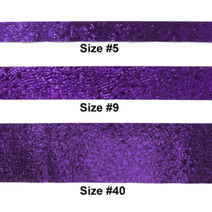 Ribbon - Cracked Ice #5 - 7/8 inch - 25 yards - Metallic Purple