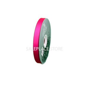 Ribbon - Satin Acetate - #3 - 9/16" x 100 yds - Cyclamen (Hot Pink)